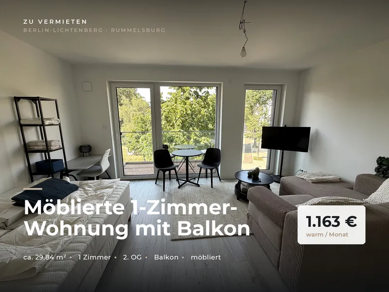 Erstbezug | Kompaktes 1-Zimmer-Apartment in Berlin-Lichtenberg — photo 1